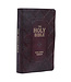 Dark Brown Faux Leather Giant Print King James Version Bible with Thumb Index