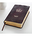 Dark Brown Faux Leather Giant Print King James Version Bible with Thumb Index