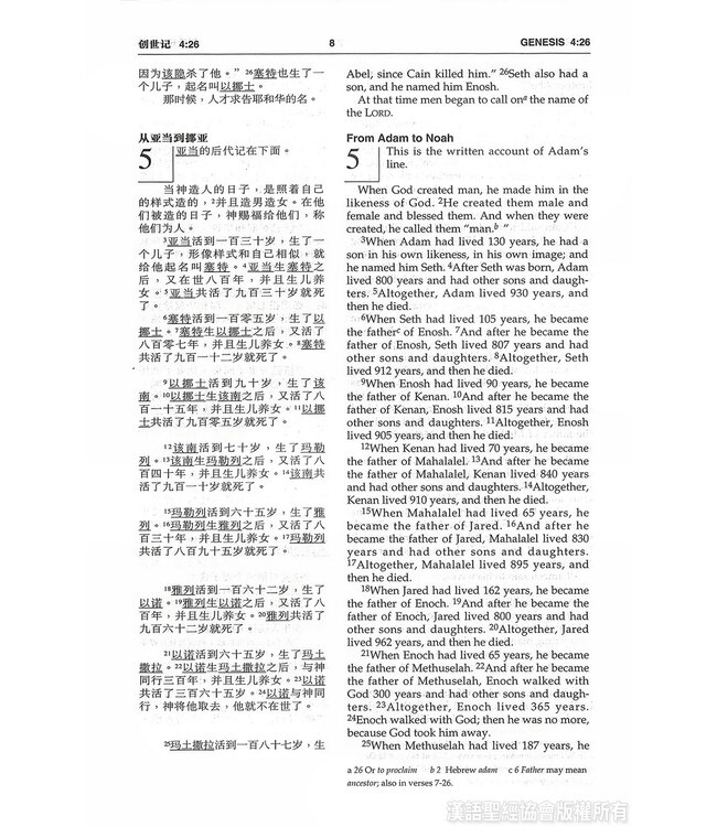 圣经．中英对照．和合本／NIV．黑色硬面．白边．轻便本 Union Version / NIV (Black Hardcover White Edge)