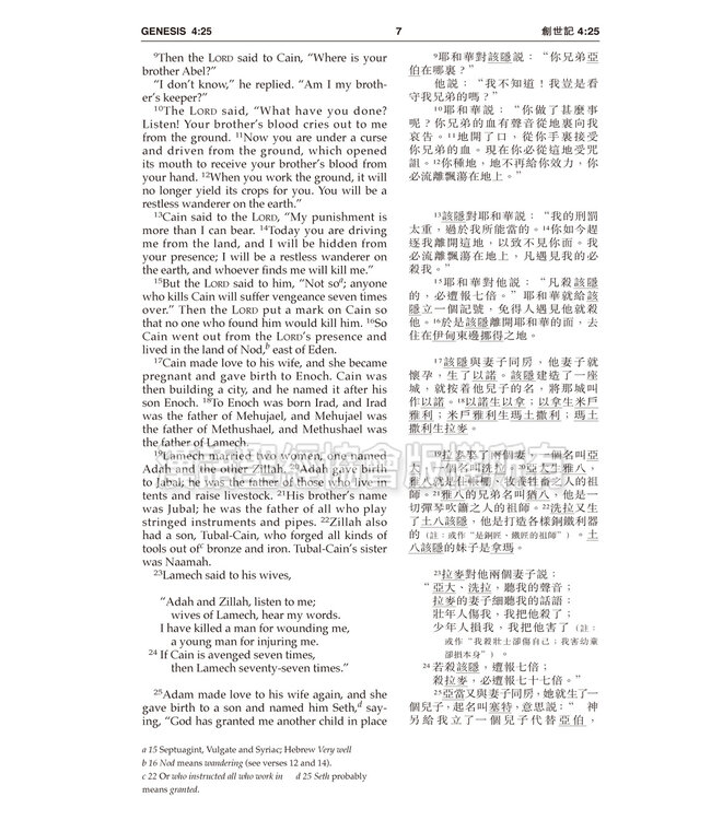 聖經．和合本／NIV．袖珍本．藍色硬面．白邊 Union Version / NIV (Navy Hardcover White Edge) （暫缺）
