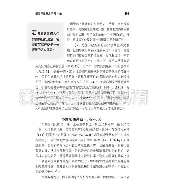 國際釋經應用系列41B：馬可福音（卷下）（繁體） NIV Application Commentary - Mark Vol.2 (Paperback)