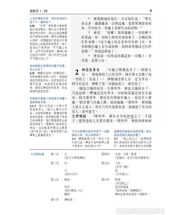 圣经．灵修版．黑色精装．白边．轻便本 Chinese Life Application Bible (Black Hardcover White Edge)