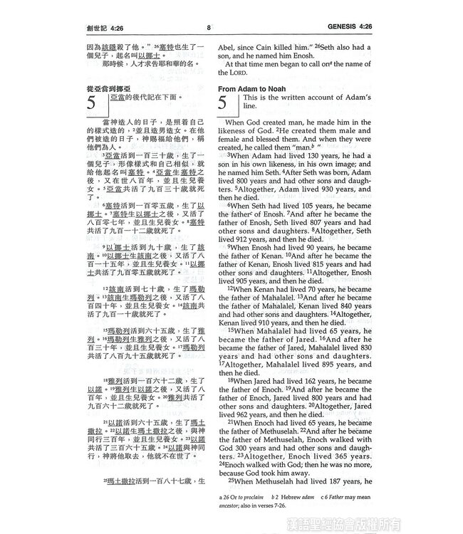 聖經．中英對照．和合本／NIV．輕便本．紫色硬面．白邊 Union Version / NIV (Purple Hardcover White Edge)