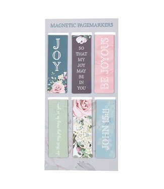 Christian Art Gifts That My Joy May Be In You Magnetic Bookmark Set - John 15:11