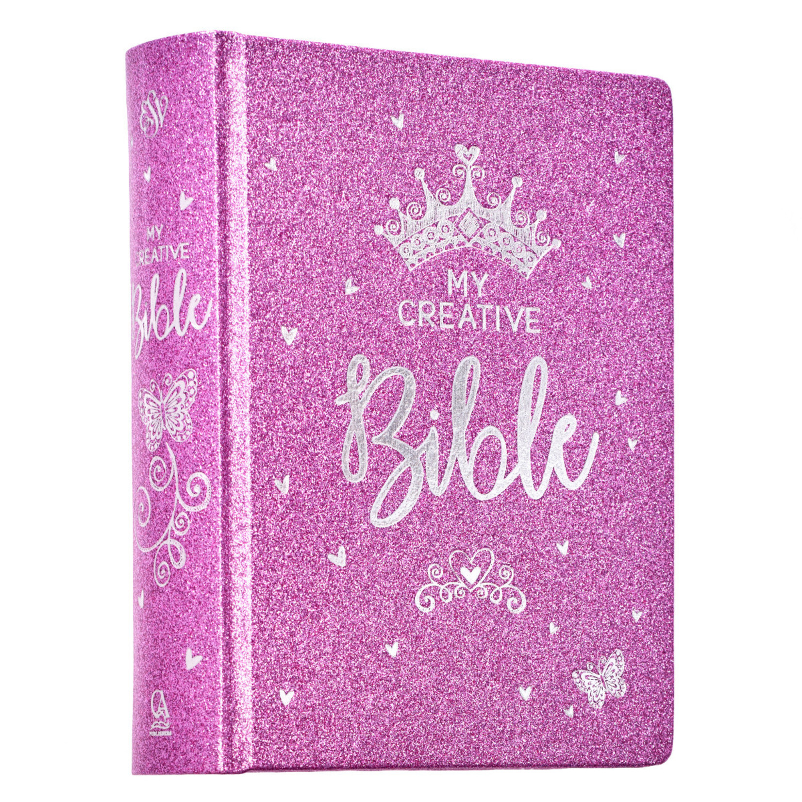 Christian Art Gifts Purple Glitter My Creative Bible for Girls - ESV Journaling Bible
