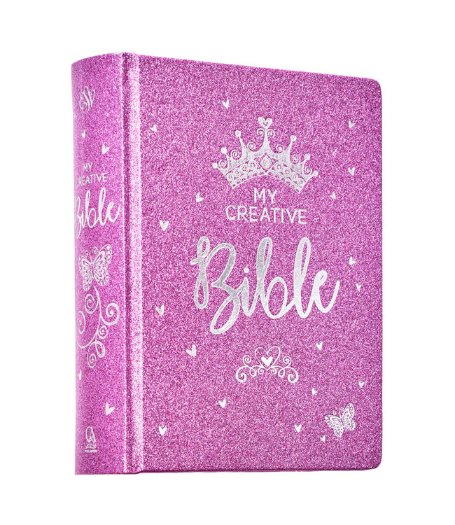 Purple Glitter My Creative Bible for Girls - ESV Journaling Bible
