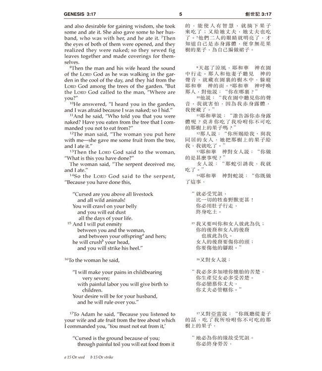 聖經．和合本／NIV．中英對照．袖珍本．黑色仿皮面金邊拉鏈（繁體） | Union Version / NIV (Black Leather Zipper Gilt Edge)