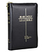 中英圣经和合本．袖珍本．黑色仿皮面．金边．拉链 Union Version / NIV (Black Leather Zipper Gilt Edge)