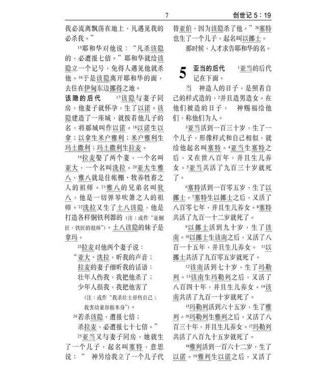 圣经．和合本．祈祷应许版拇指版．红色仿皮面．金边．拉链