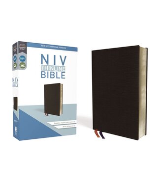 Zondervan NIV Thinline Bible (Comfort Print) (Black Bonded Leather)