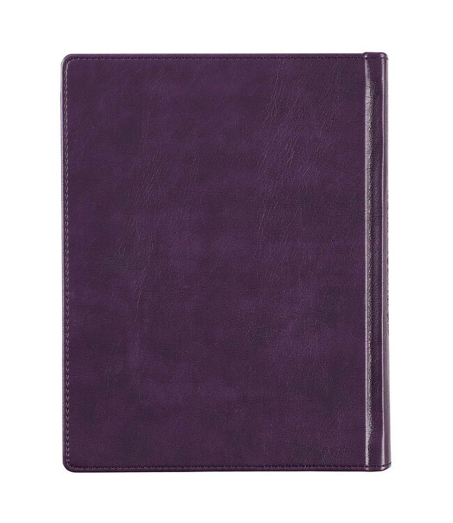 Purple Faux Leather Hardcover My Creative Bible - A Journaling Bible