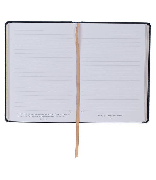 Trust in the LORD - Navy Faux Leather Classic Journal - Isaiah 26:4