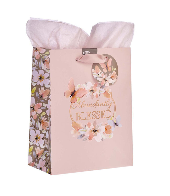 Abundantly Blessed - Medium Gift Bag - Deuteronomy 7:13