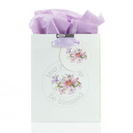 Christian Art Gifts Blessings from Above: May Your Day Be Blessed - Jeremiah 17:7 Small Gift Bag