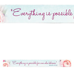 Christian Art Gifts Everything is Possible - Magnetic Strip - Mark 9:23