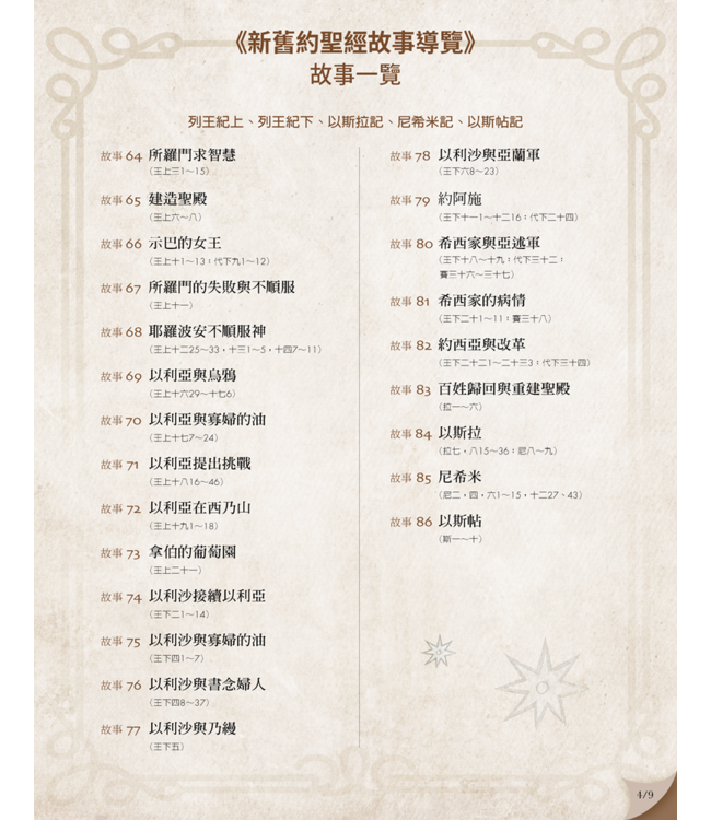 新舊約聖經故事導覽：175個聖經敘事的解經與應用 The Bible Story Handbook