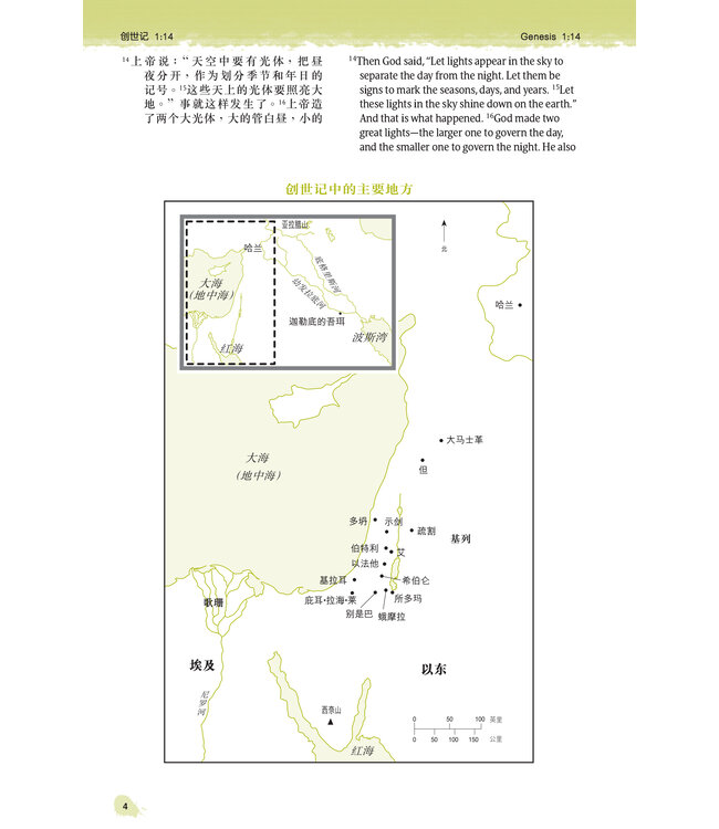 聖經．新普及譯本／NLT．啡色仿皮面．銀邊（簡體） Holy Bible, CNLT/NLT, Simplfied Chinese/English, Imitation Leather, Brown, Silvering