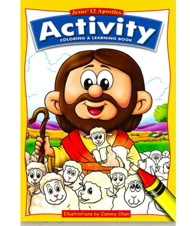 Jesus' 12 Apostles Activity Coloring & Learning Book