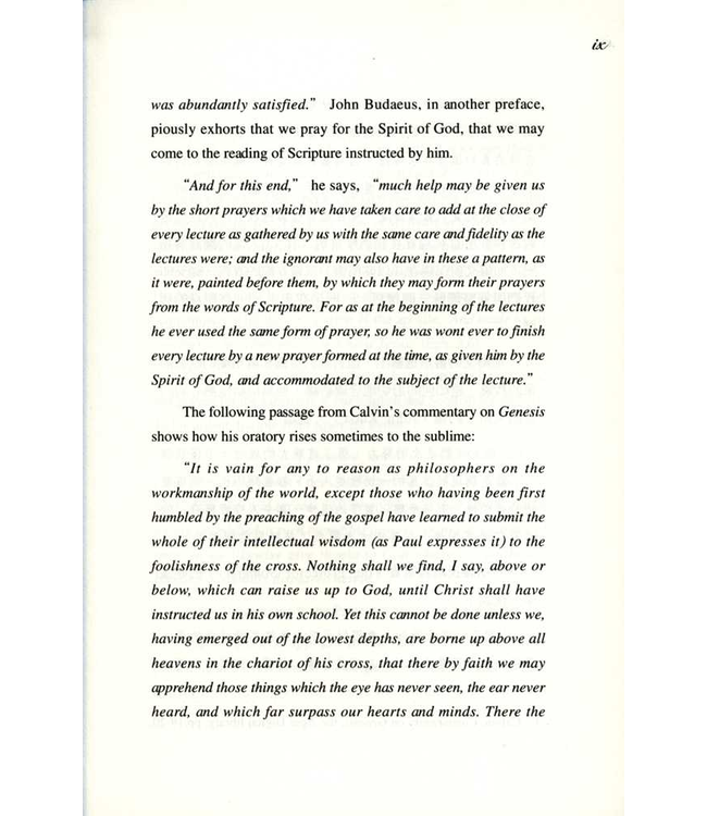 加爾文的靈修與祈禱（中英對照）| Devotions and Prayers of John Calvin