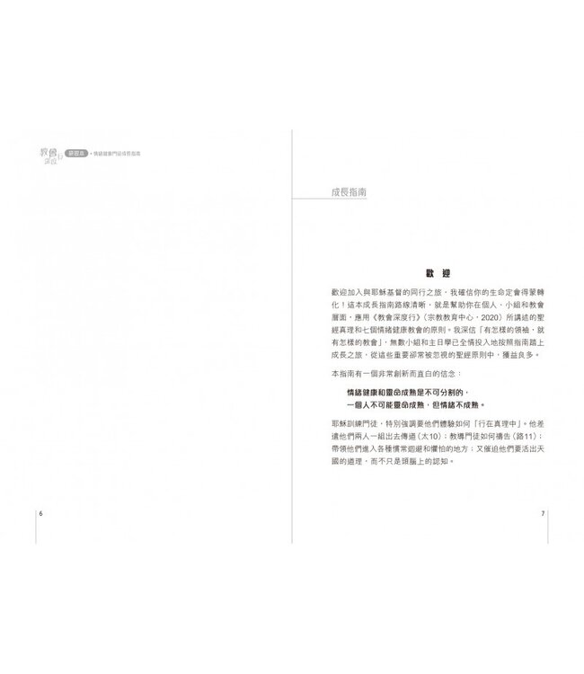 教會深度行（研習本）：情緒健康門徒成長指南 The Emotionally Healthy Church Workbook