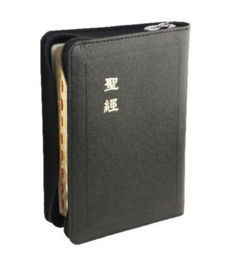 台灣聖經公會 The Bible Society in Taiwan 聖經．和合本．上帝版／輕便型／拇指索引／黑皮拉鍊金邊