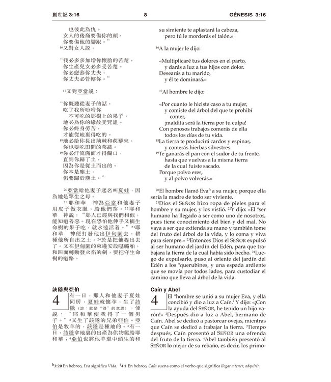 聖經．中西對照（和合本／NVI）輕便本．硬面白邊（繁體）