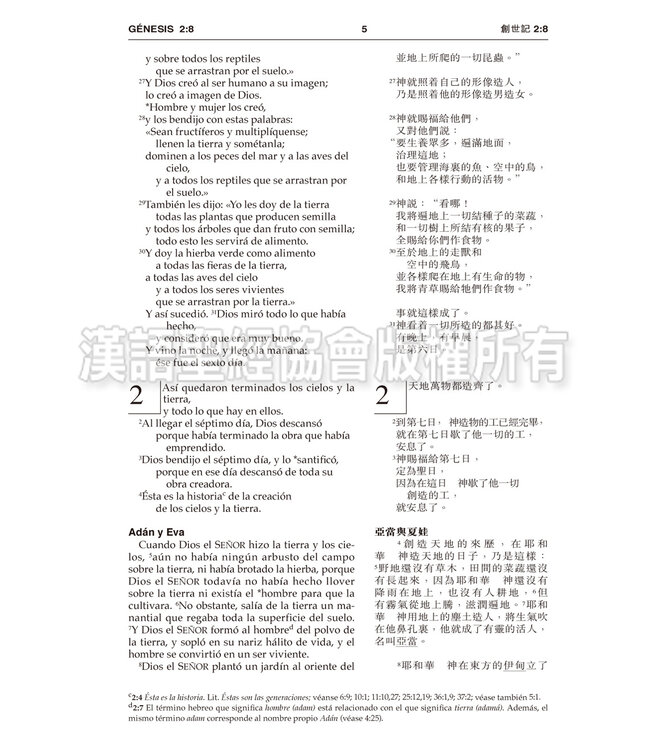 聖經．中西對照（和合本／NVI）輕便本．皮面金邊（繁體）