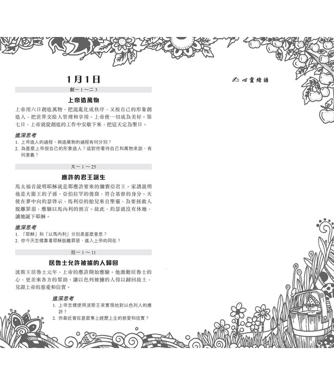 《讀經日記》手帳版．禮盒套裝 God’s Big Picture - Bible Reading Journal, Handheld, Full Set, Traditional Chinese, Paperback