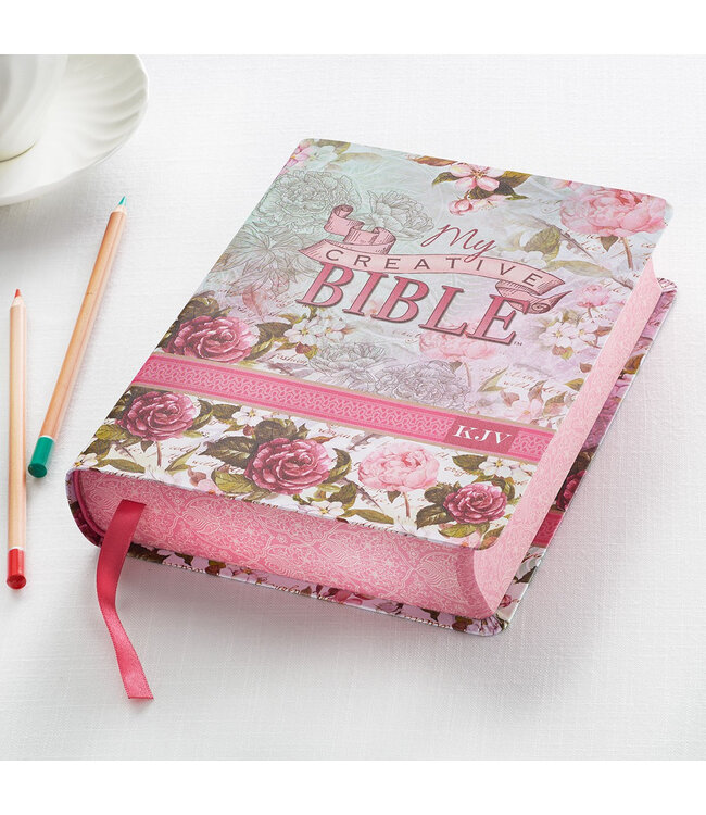Silky Floral KJV My Creative Bible