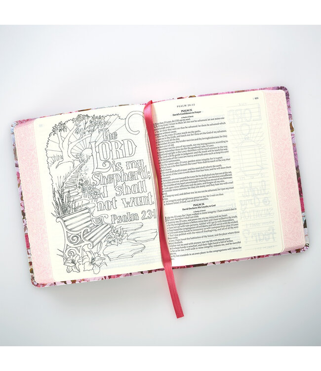 Silky Floral KJV My Creative Bible