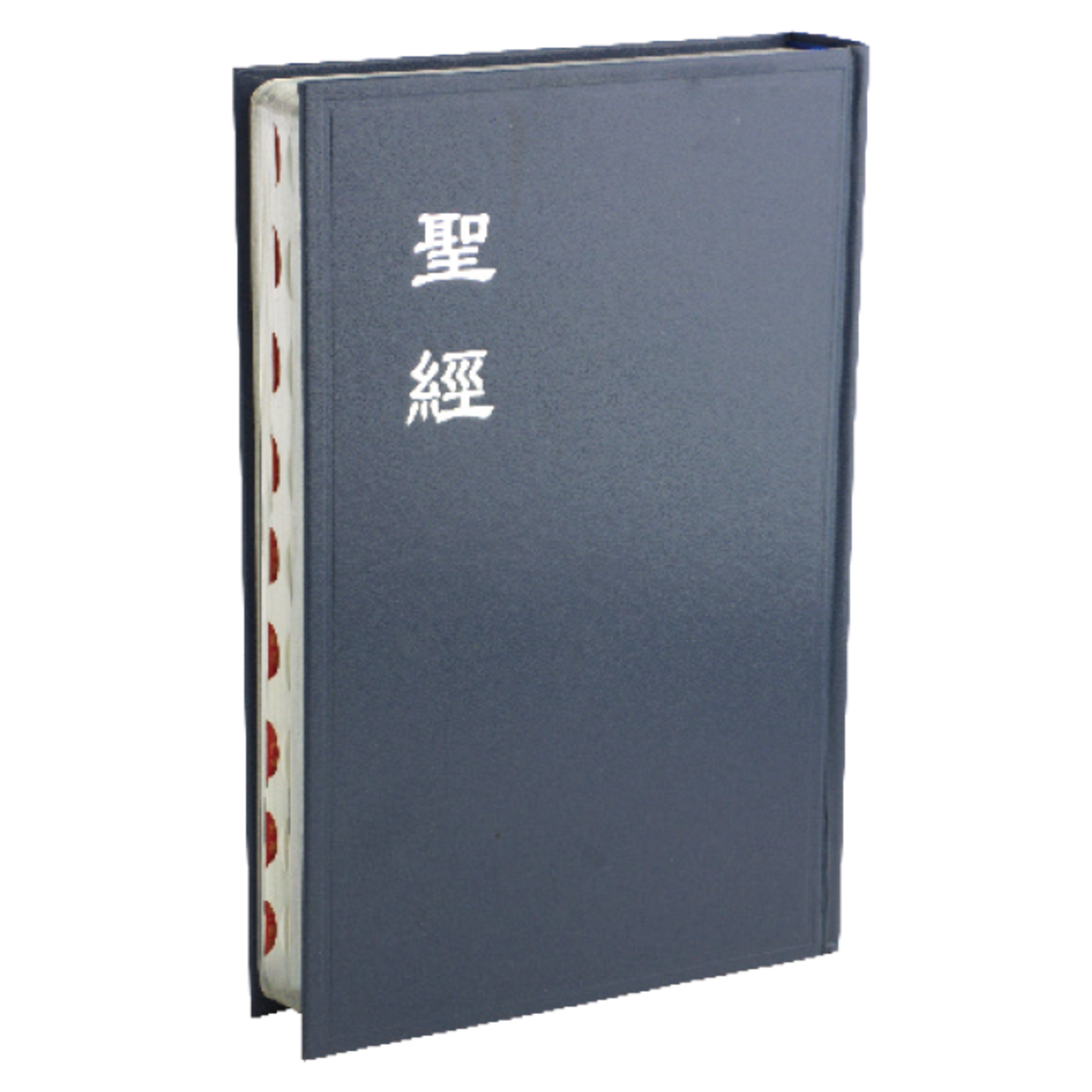 台灣聖經公會 The Bible Society in Taiwan 聖經．和合本．神版／大字型／拇指索引／藍色硬面銀邊（斷版）