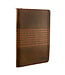 Strong and Courageous Zippered Classic LuxLeather Journal - Joshua 1:5-7 | 仿皮拉鍊封口日記本