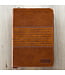 Strong and Courageous Zippered Classic LuxLeather Journal - Joshua 1:5-7 | 仿皮拉鍊封口日記本