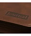 Strong and Courageous Zippered Classic LuxLeather Journal - Joshua 1:5-7 | 仿皮拉鍊封口日記本