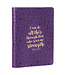 Christian Art Gifts Journal Handy Purple I Can Do All This Phil. 4:13