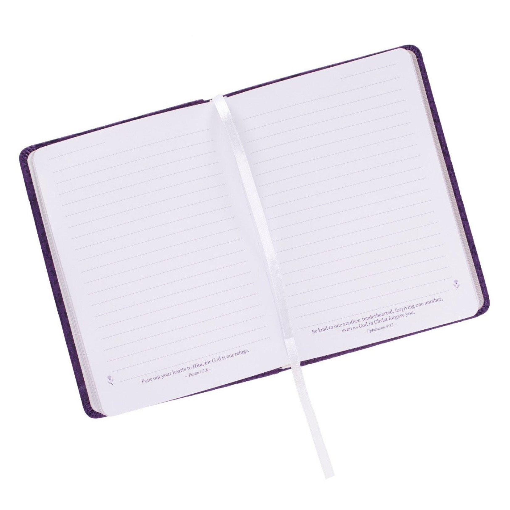 Christian Art Gifts I Can Do All This Purple Handy-sized Faux Leather Journal - Philippians 4:13