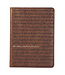 Christian Art Gifts I Know the Plans Brown Handy-size Faux Leather Journal - Jeremiah 29:11 仿皮輕便裝筆記本