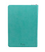 I Can Do Everything Zippered Classic LuxLeather Journal In Turquoise - Philippians 4:13 | 仿皮拉鍊封口日記本