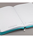 I Can Do Everything Zippered Classic LuxLeather Journal In Turquoise - Philippians 4:13 | 仿皮拉鍊封口日記本