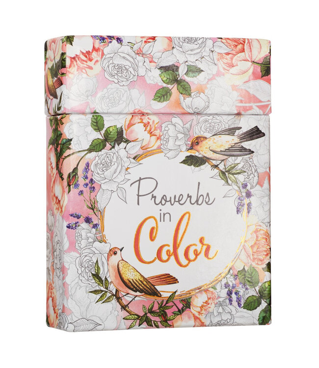 Proverbs in Color Coloring Cards
