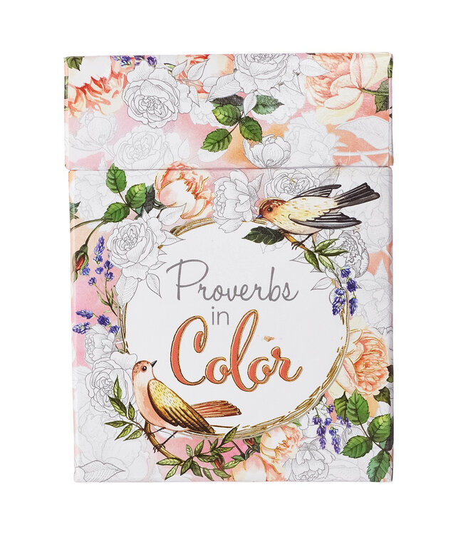 Proverbs in Color Coloring Cards