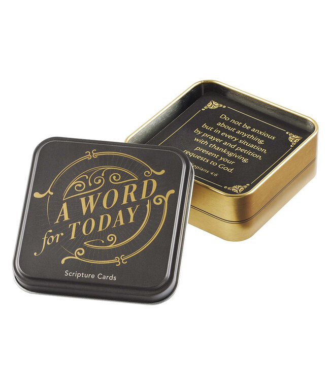A Word for Today Scripture Cards in a Gift Tin