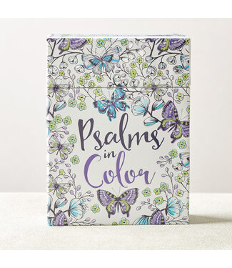 Christian Art Gifts Psalms in Color Coloring Cards