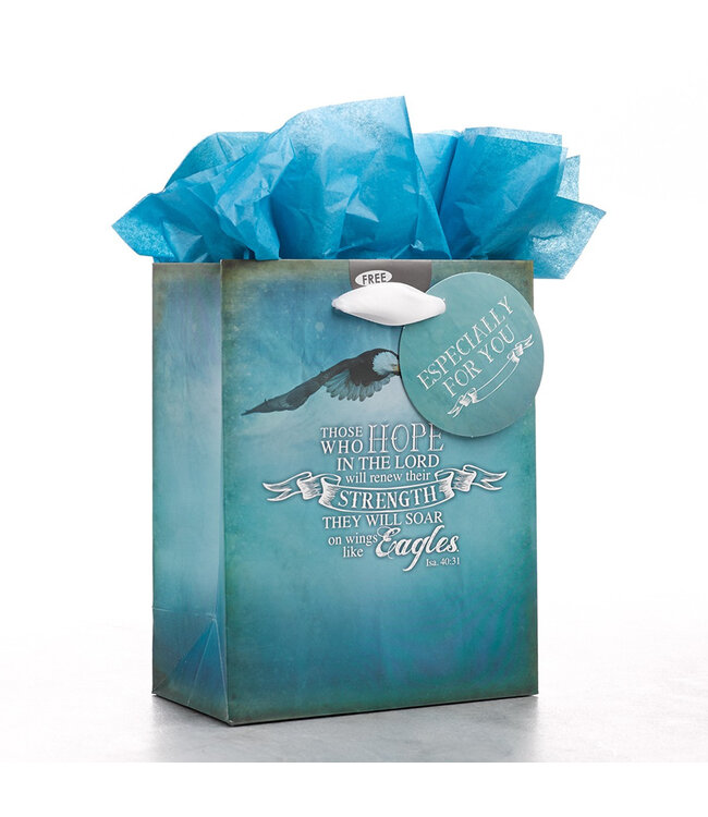 On Wings Like Eagles - Is 40:31 Small Gift Bag