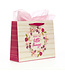 Enjoy The Little Things Large Gift Bag Set in Berry Hues with Card and Tissue Paper