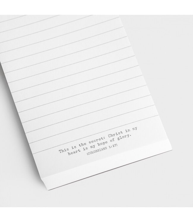 Jumbo Memo Pad-Live Original-1 John 4:4 (7 x 3.5)
