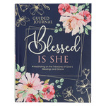 Christian Art Gifts Blessed is She Guided Journal