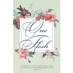 B&H Publishing Group Bulletin-One Flesh (Genesis 2:24 KJV), Wedding (Pack Of 100)