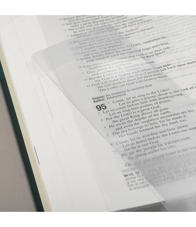 Pocket Bookmark Magnifying Sheet