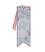 Christian Art Gifts It is Well Hymn Watercolor Floral Faux Leather Bookmark